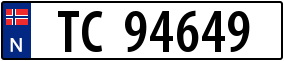 Truck License Plate